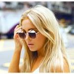 Retro Cap Round Sunglasses