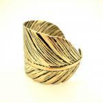 Vintage Gold Leave Cuff