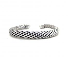 Tibet Silver Swirl Bangle