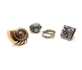 Metallic Beach Ring Set