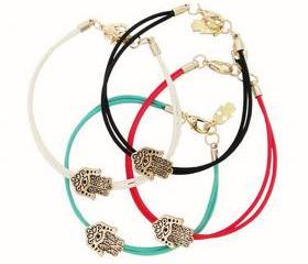 Engraved Hamsa Hand Bracelet
