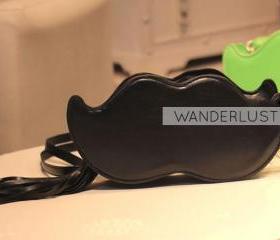 Mustache Bag (Black / Baby Blue / Pastel Purple / Crimson)