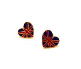 Heart UK Stud Earrings
