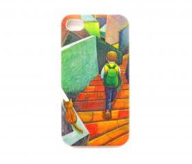 Is he walking up or down the stairs? iPhone 4/4s Case