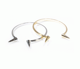 Double Spikes Bangle