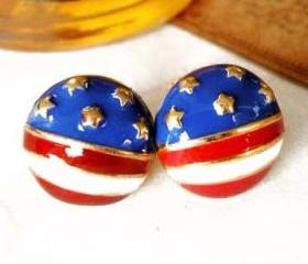 USA! Stud Earrings