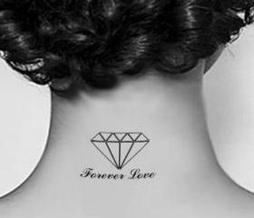 Forever Love Tattoo Stickers (Set of 7)