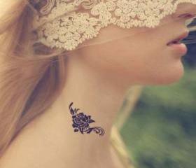Rose Tattoo Stickers (Set of 2)