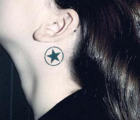 Star Totem Tattoo Sticker (Set of 6)