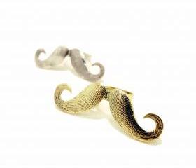 Vintage Moustache Ring