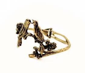 Singing Birds on Branch Bangle