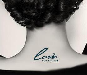 Love Forever Tattoo Stickers (Set of 2)