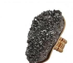 Metallic Rock Ring