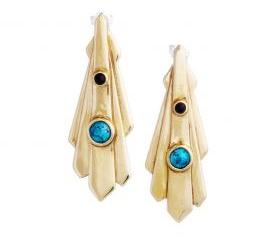 Peacock Stud Earrings