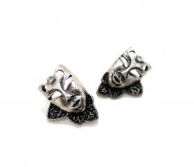 Phantom Mask Stud Earrings (2 colors!)